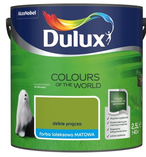 FARBA DULUX KOLORY ŚWIATA- dzikie pnącza, 2.5l