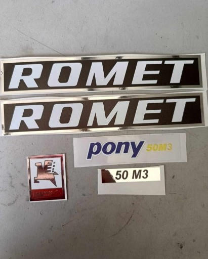 Romet pony motorynka 50 M3 kpl naklejek naklejki