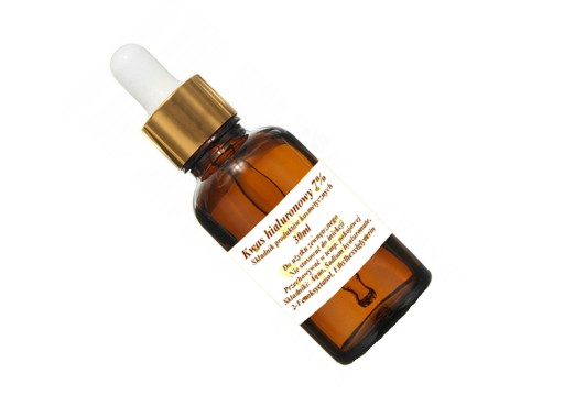 KWAS HIALURONOWY 7% MAX STĘŻENIE 30ml SERUM ŻEL