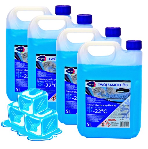 Na Zimę PŁYN DO SPRYSKIWACZY 20L -22°C TYLKO FIRMA