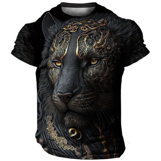 KOSZULKA MĘSKA 3D T-SHIRT LEW 3XL