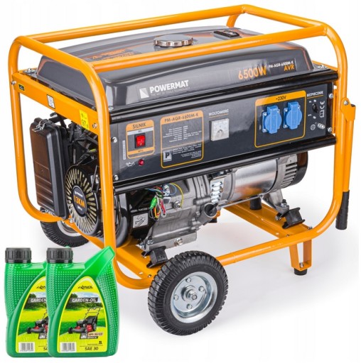 Agregat PRĄDOTWÓRCZY Generator 6500W 230V AVR
