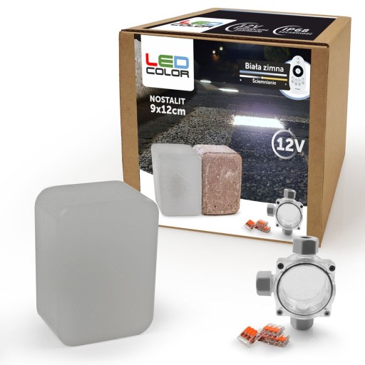 Świecąca Kostka Brukowa LED Nostalit 9x12 BZ