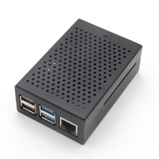 Aluminiowa obudowa Raspberry Pi 4 z wentylatorem