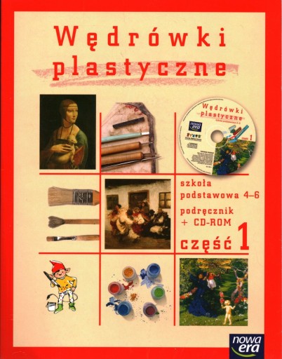WĘDRÓWKI PLASTYCZNE SZKOŁA PODSTAWOWA 4-6 CZĘŚĆ 1 + CD
