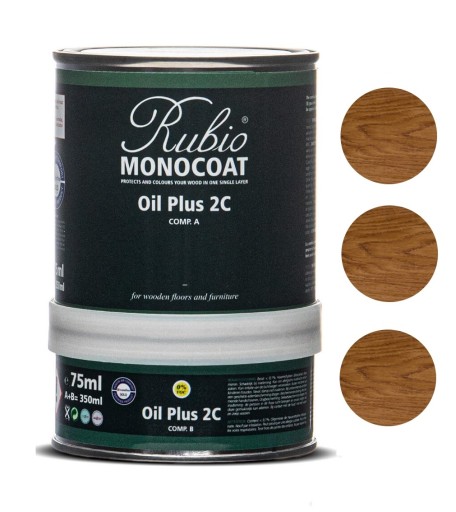 Olej Rubio Monocoat Oil Plus 2C 350 ml Mahogany