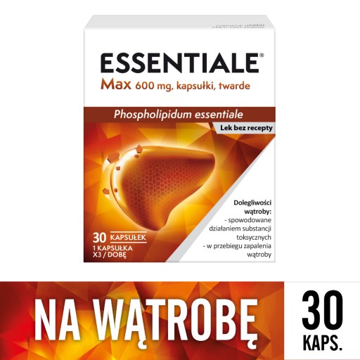 Essentiale Max 600 mg 30 kapsułek