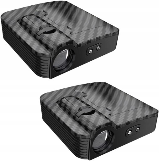 Projektor LED 2x HD Logo Drzwi Samochodowych Bezprzewodowy 3D Oświetlenie