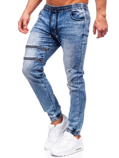 SPODNIE JEANSOWE GRANATOWE MP0095BS DENLEY_S