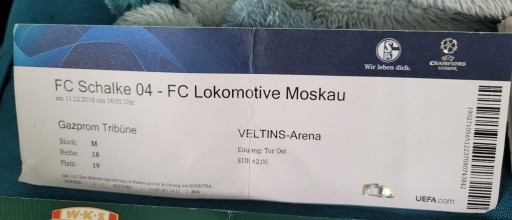 bilet FC Schalke 04 - FC Lokomotiw Moskwa