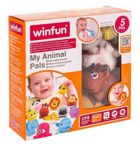 SMILY PLAY Wodniaki zabawki do kąpieli wanny farma zabawa w wodzie