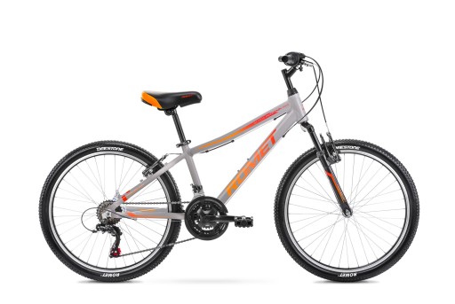 ROWER MŁODZIEŻOWY ROMET RAMBLER 24 R13 SZARY 2022