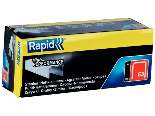 RAPID ZSZYWKI GALWAN. Nr 53 10mm 53/10 5000 sztuk