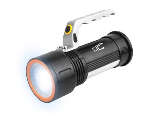 Latarka ręczna SZPERACZ LED T6 B/CZ ALU ZOOM AKU.