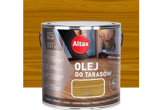 ALTAX OLEJ DO TARASU 2.5L DĄB