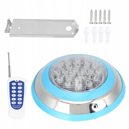 LED LAMPA PODWODNA BASENOWA WIELOKOLOROWE24W 12V