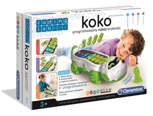KOKO PROGRAMOWALNY ROBOT KROKODYL