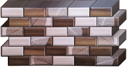 Okładzina PCV panele ścienne 3D Drewno 58824 10x