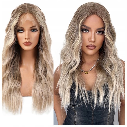 ПАРИК БЛОНДИНКА LIKE NATURAL, кружевные передние блики