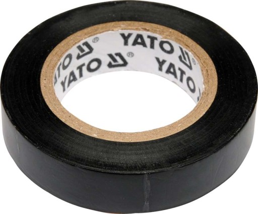 YATO TAŚMA IZOLACYJNA ELEKTRO 12mm x 10m CZARNA