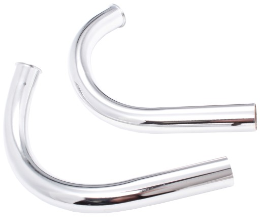 JAWA CZ 350 634 6V Kolanko Wydechowe Tłumika Chrom