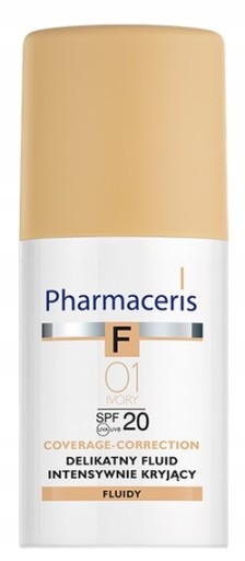 PHARMACERIS F FLUID KRYJĄCY 01 IVORY SPF20, 30ml