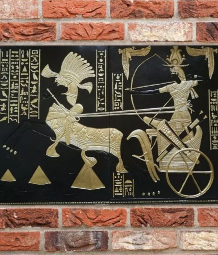 RELIEF 3D PŁASKORZEŹBA EGIPSKA SZTUKATERIA GIPSOWA