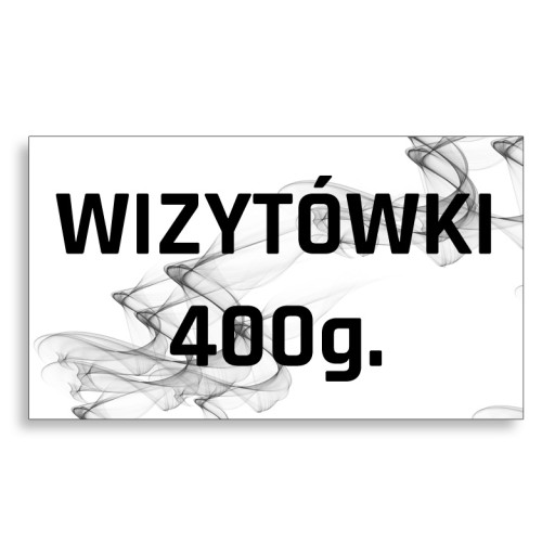 PROFESJONALNE GRUBE WIZYTÓWKI 250 szt - KREDA 400g