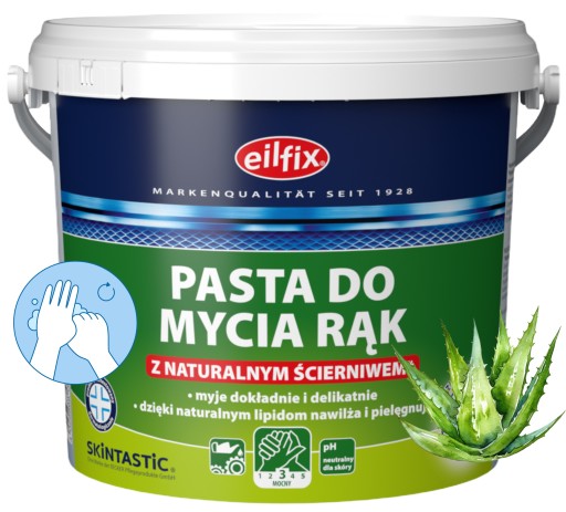 Eilfix Pasta BHP do mycia rąk Aloe Vera z aloesem i mączką drzewną 5 L
