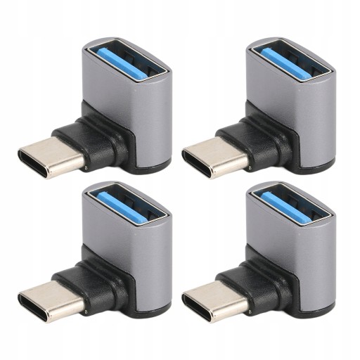 4 SZT.PRZEJŚCIÓWKA KĄTOWA USB C 10 GBPS