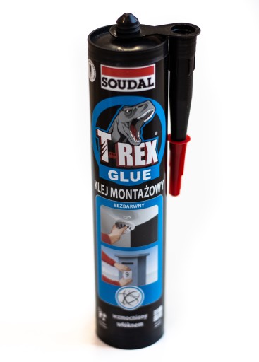 KLEJ MONTAŻOWY T-REX SOUDAL bezbarwny