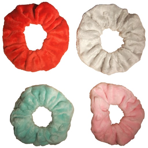 GUMKA DO WŁOOSÓW MINKY SCRUNCHIE 4SZT.