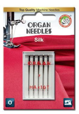 3136 Igły Organ SILK półpłaskie w rozmiarze 55
