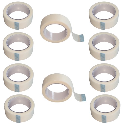 Taśma 1,25cm x 5m rzęs Papierowa Lash-Cafe 10szt