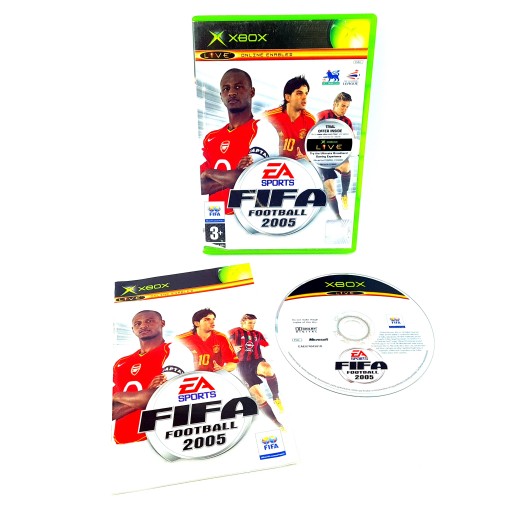 FIFA FOOTBALL 2005 XBOX CLASSIC PREMIEROWE ANGIELSKIE WYDANIE PAL ENG