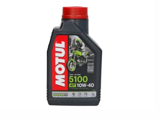 OLEJ SILNIKOWY MOTOCYKLOWY MOTUL 5100 10W40 1L