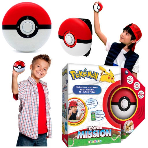 Pokemon gra interaktywna Zanzoon Trainer Edycja Mission 65 pokemonów 5 lat+