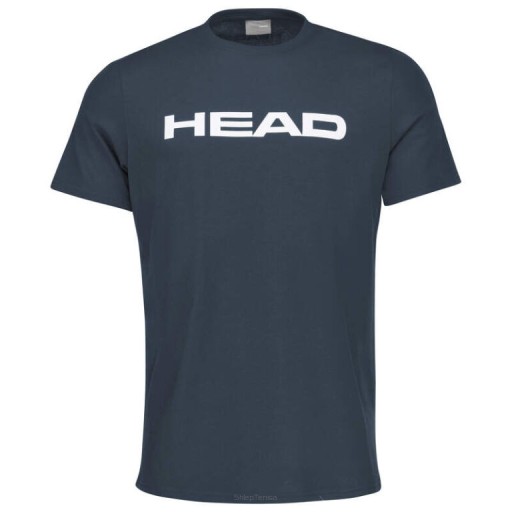 T-shirt tenisowy męski Head Club Basic - granatowy XXL