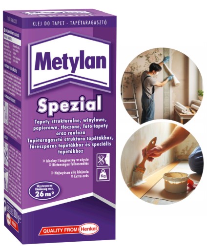 KLEJ DO TAPET WINYLOWYCH I PAPIEROWYCH METYLAN SPEZIAL 200G