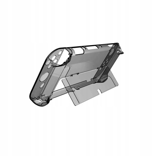 You2K Crystal case etui na konsolę Switch OLED i joy-cony do doku czarny
