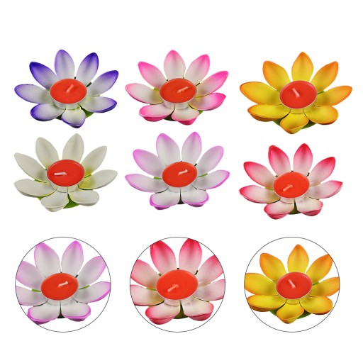 LOTUS UCHWYT NA TEA LAMPĘ PŁYWAJĄCE ŚWIATŁA ŚWIECZKI