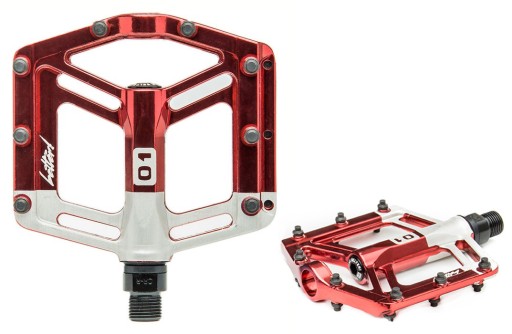 Pedały platformowe OCTANE ONE BELTER - Czerwone # DH Enduro MTB Dirt Pump