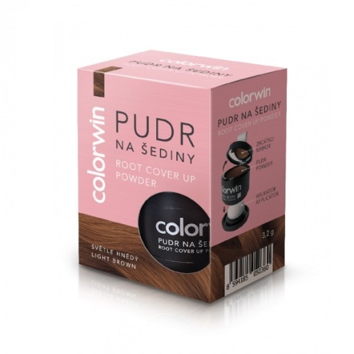 _ COLORWIN_Root Cover Up Powder puder do retuszowania siwizny z lusterkiem