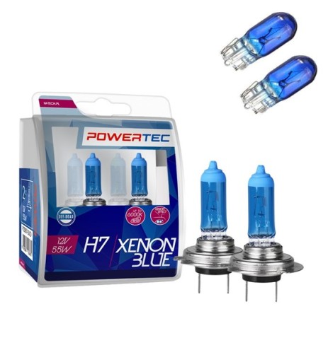 Powertec Xenon Blue H7 12V PLUS POSTOJÓWKI BLUE