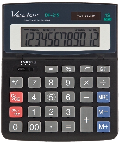 Kalkulator biurowy Vector DK-215