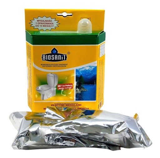 BIOSANIT BAKTERIE DO SZAMBA EKOLOGICZNEGO, SZAMBO
