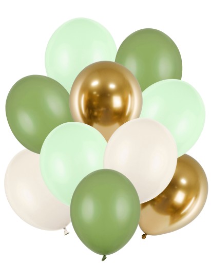 ZESTAW BALONÓW LATEKSOWYCH MIX 27-30CM-10 SZTUK-6351