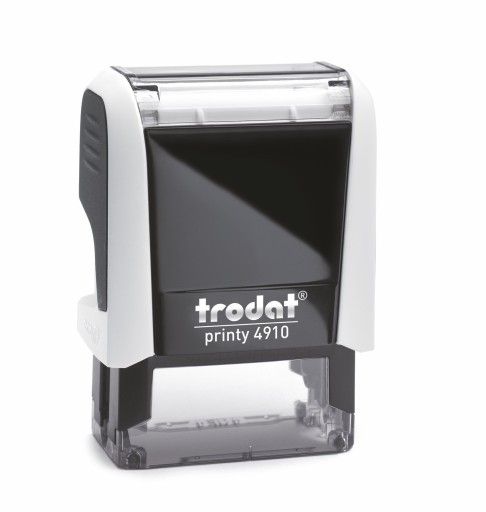 PIECZĄTKA TRODAT PRINTY 4910 BIAŁA + PROJEKT GUMKI