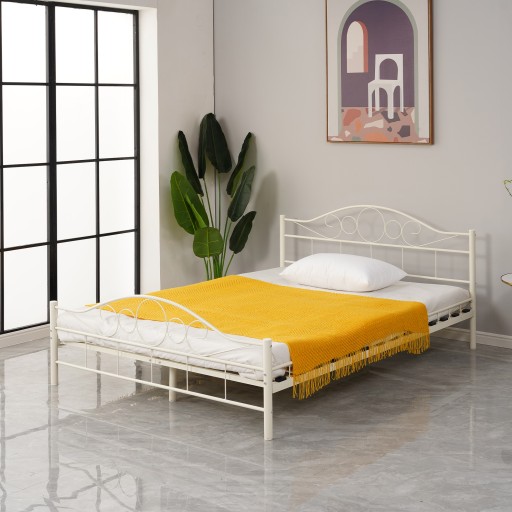 ŁÓŻKO METALOWE 160x200 ZE STELAŻEM PODWÓJNE LOFT