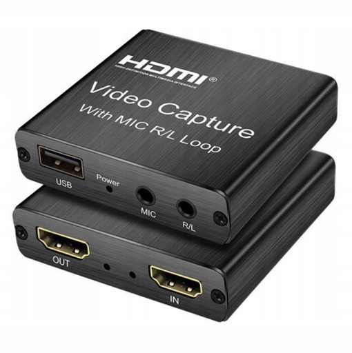 Nagrywarka Obrazu Grabber USB Streaming do PC HDMI